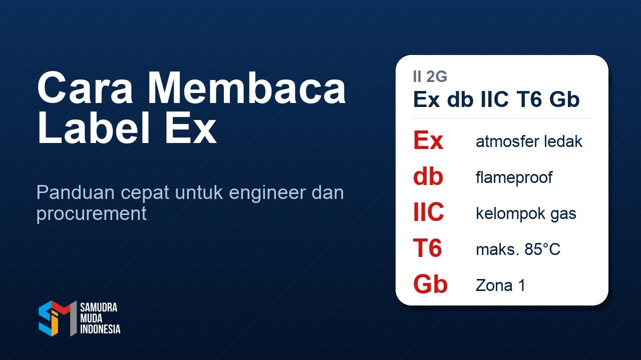 Cara Membaca Label Ex di Peralatan Explosion Proof: Panduan Cepat untuk Engineer dan Procurement